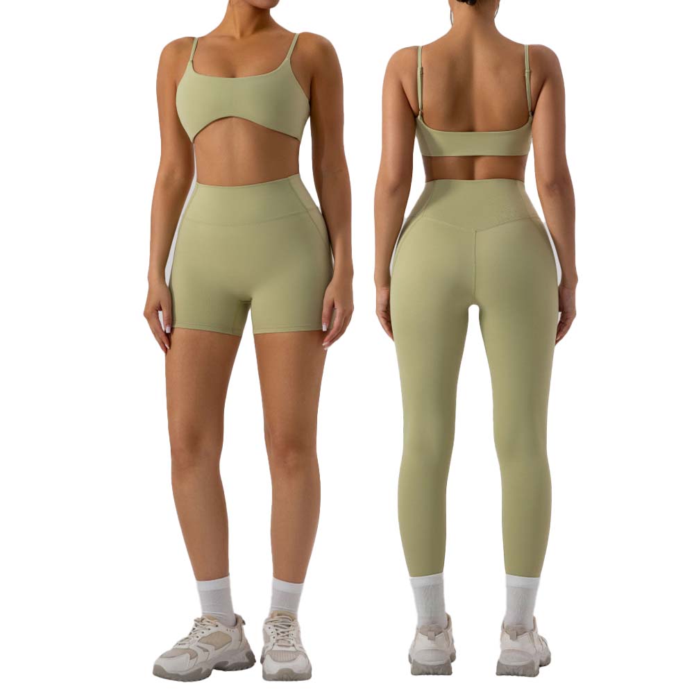 Pilates Yoga Set - Running Training Set Adjustable Shoulder Straps