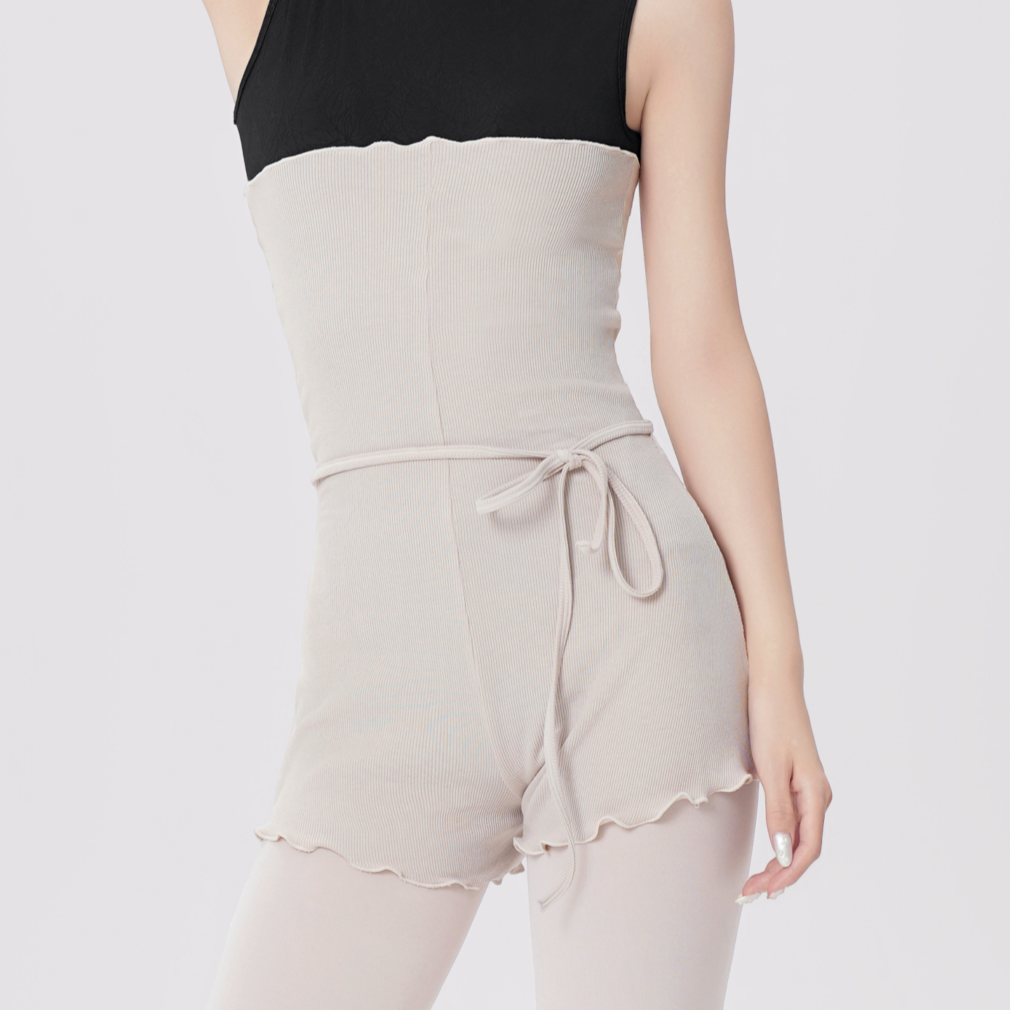 Yoga Pilates Girl - Women Girl Ballet shorts Knitted Waist-supporting