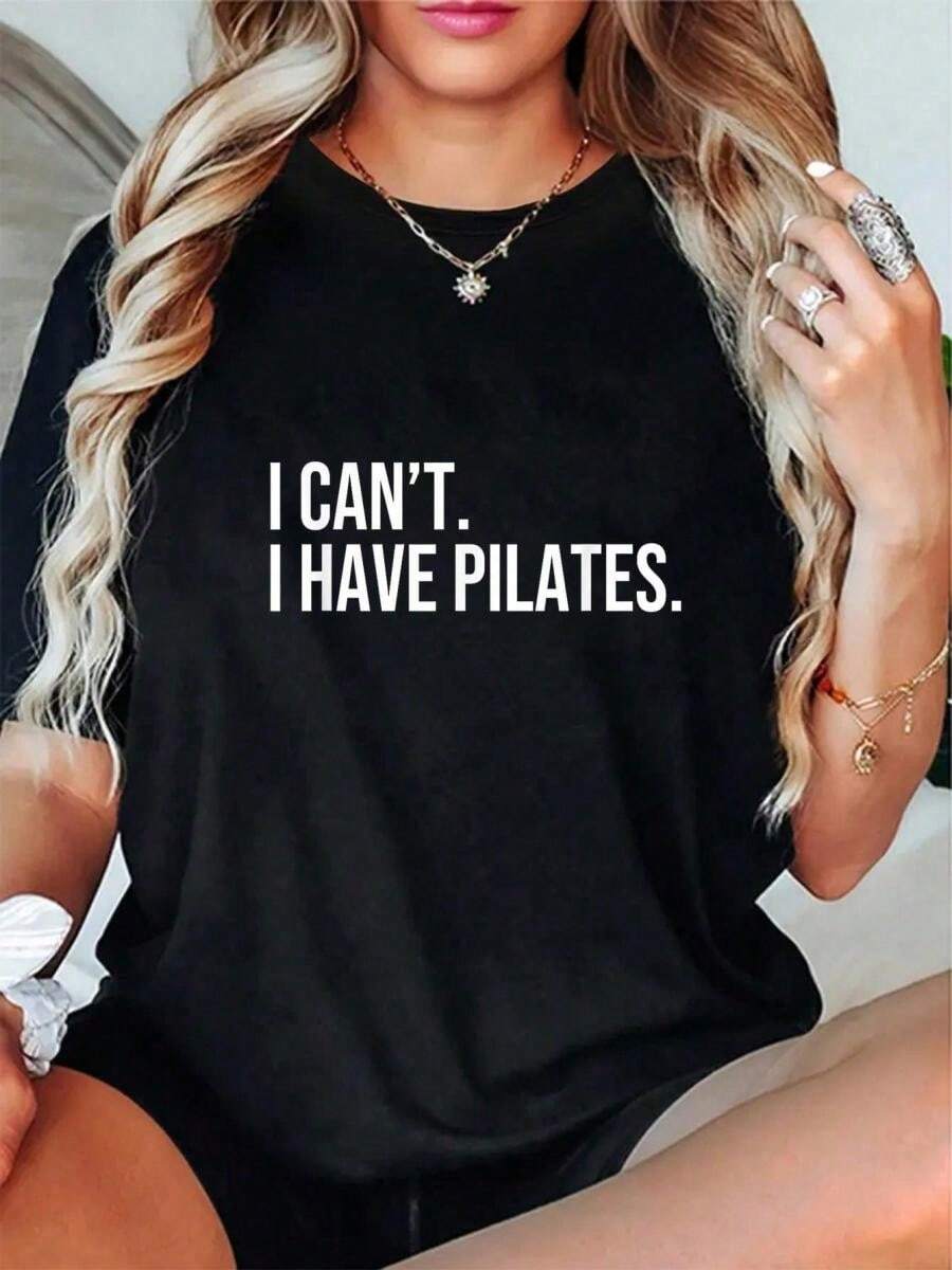 Pilates & Yoga With Katja Youtube - 100% Cotton Casual Short Sleeve Tee