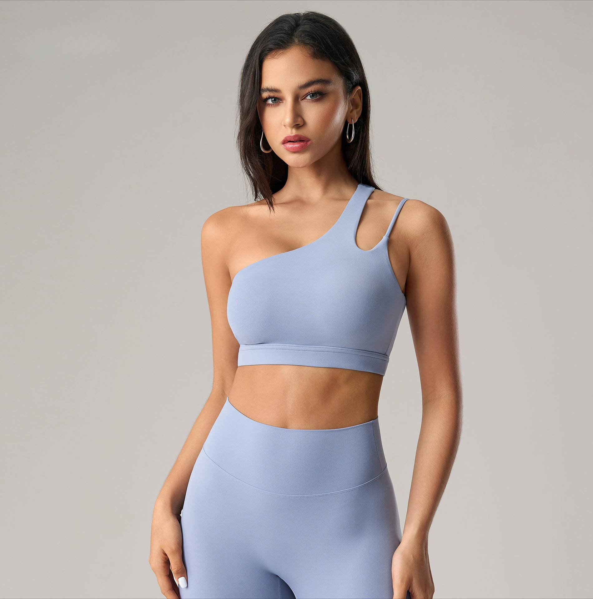 Pilates Yoga One - Asymmetrical One-Shoulder Sports Bra – Open