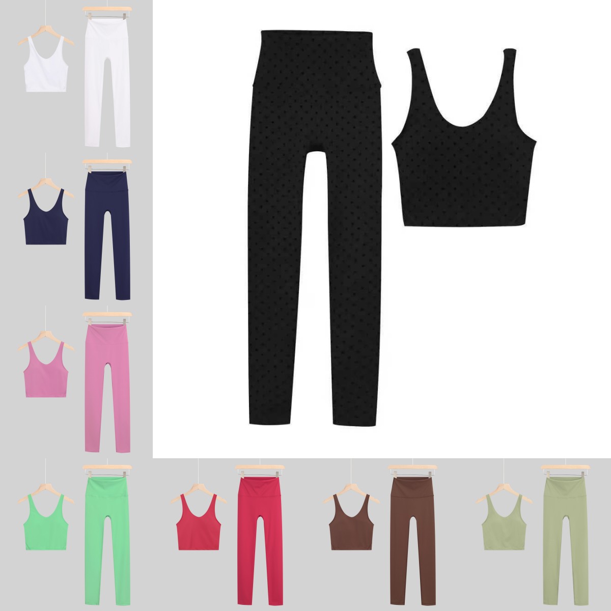 Pilates Yoga Set - Designer Women Yoga Set U-shaped Bra