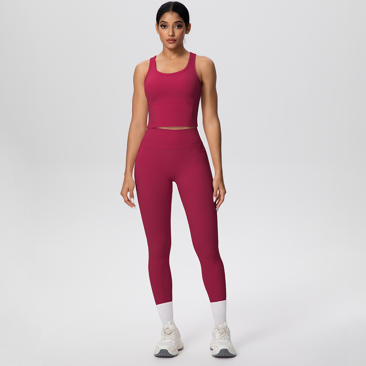 Sport Leggings Yoga Set Women  – Pilates Yoga Gear Bewertung und Preis