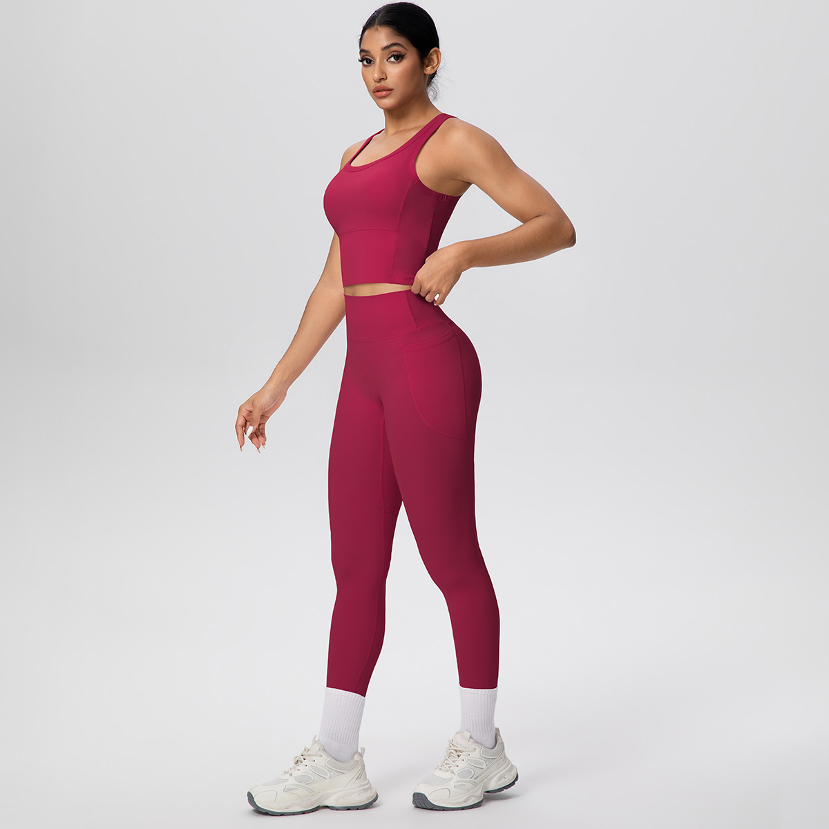 Sport Leggings Yoga Set Women  – Pilates Yoga Gear Bewertung und Preis