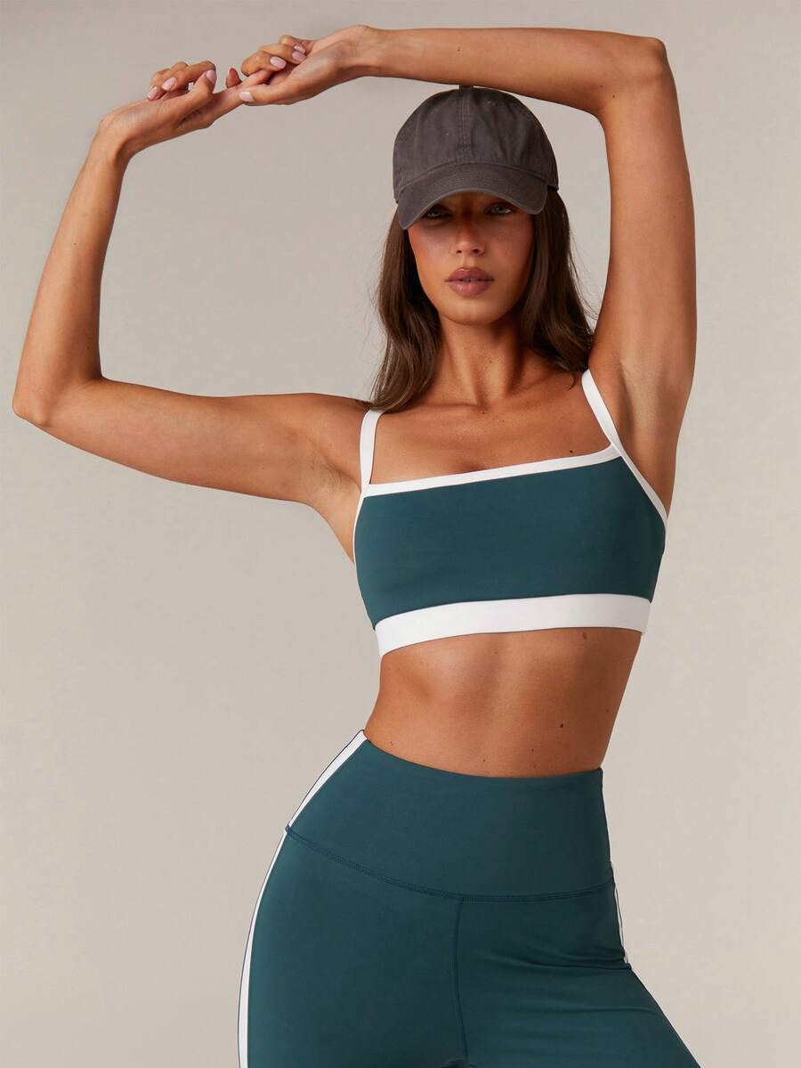 Women Dark Green Contrast Pila – Pilates Yoga Set Bewertung und Preis