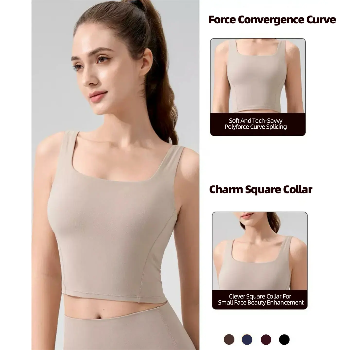 Women's Sports Yoga Vest Squar – Pilates Yoga One Bewertung und Preis