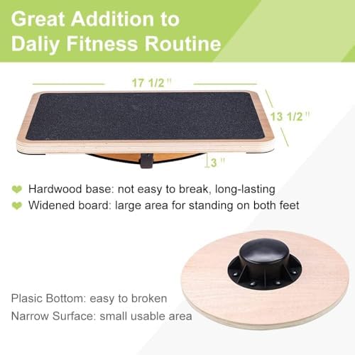 Professional Wooden Balance Bo – Balance Board Wobble Bewertung und Preis