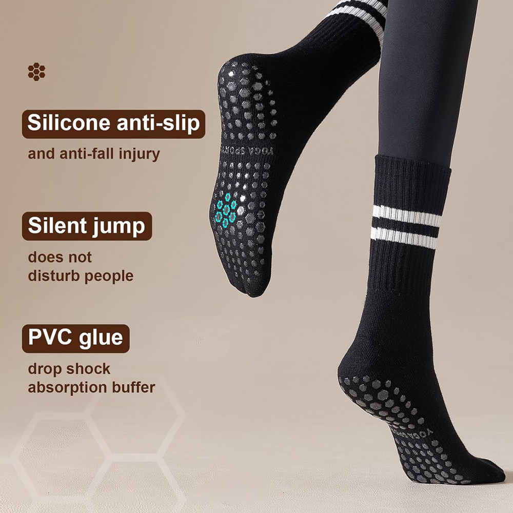 Yoga Pilates Socks with Grips  – Pilate Yoga Workout Bewertung und Preis