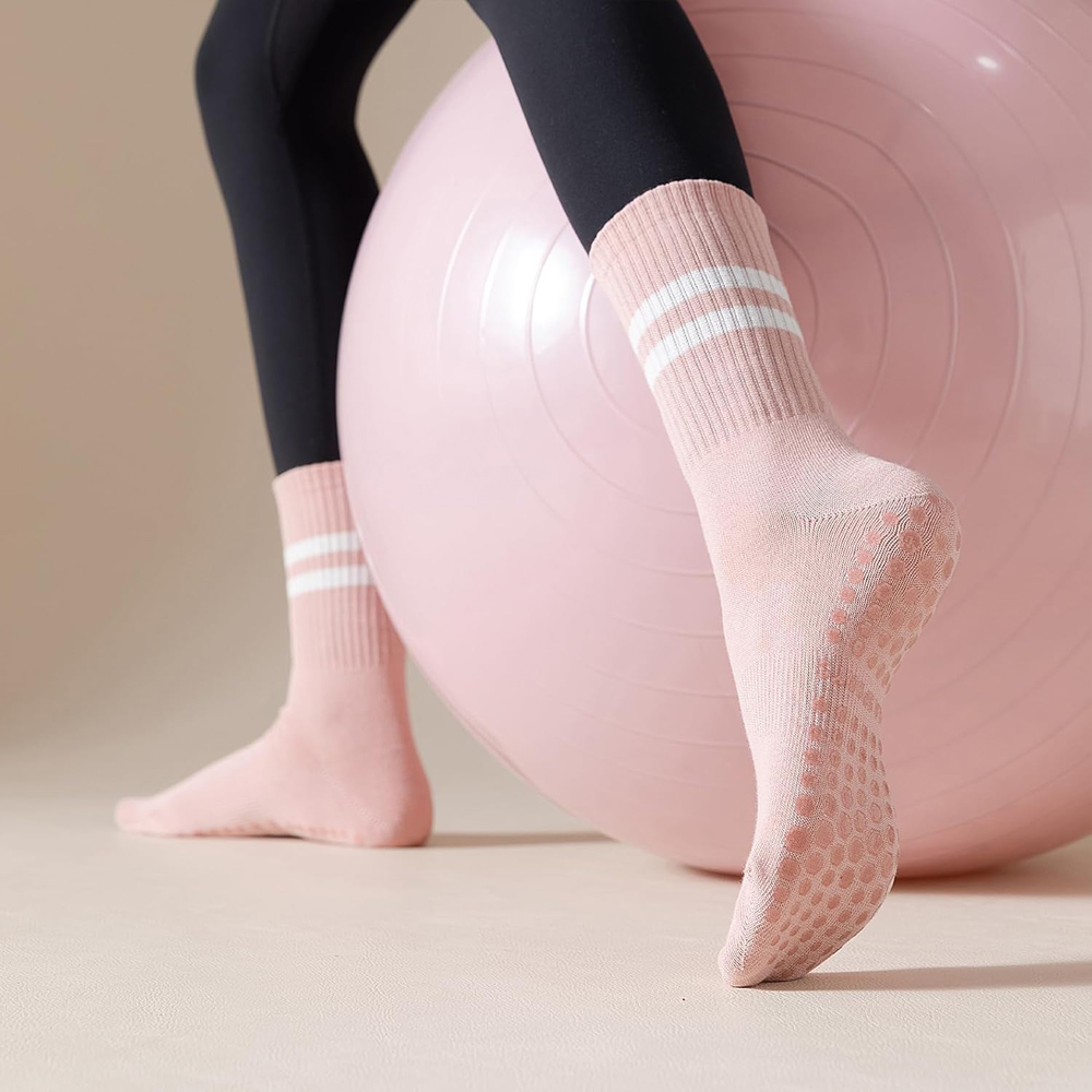 Yoga Pilates Socks with Grips  – Pilate Yoga Workout Bewertung und Preis