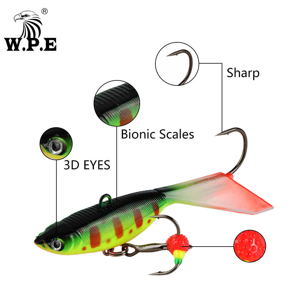 W.P.E Ice Fishing Lure 1pcs 60 – Balance Board Wobble Bewertung und Preis