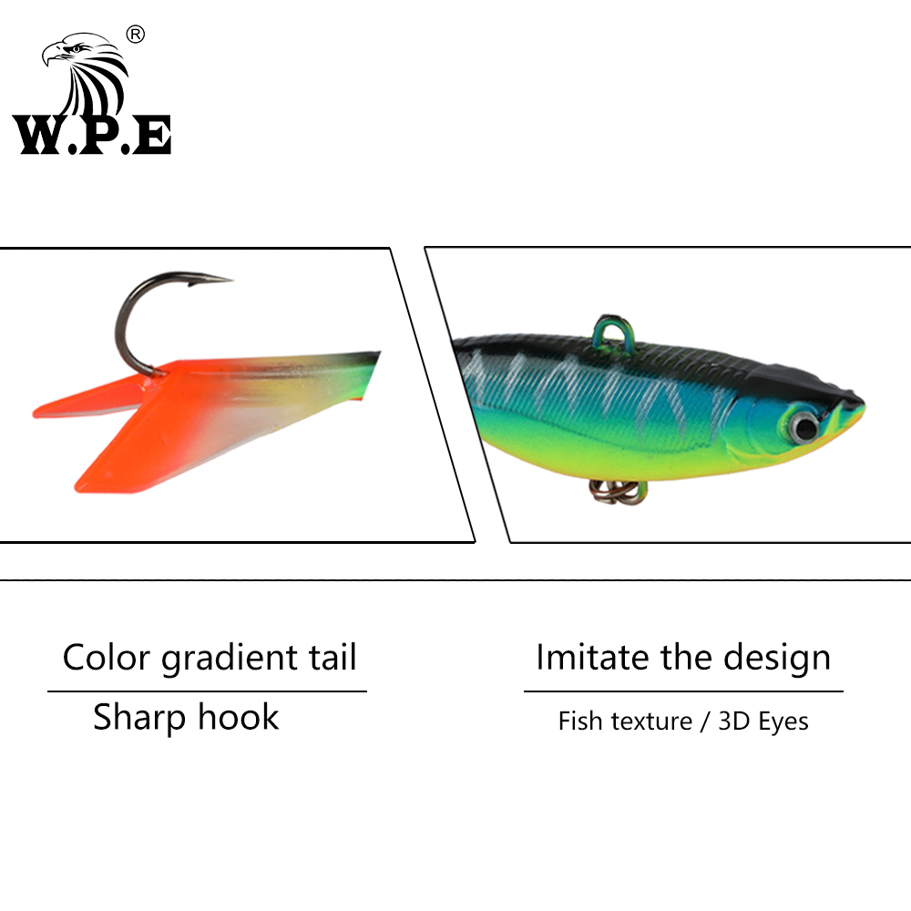 W.P.E Ice Fishing Lure 1pcs 60 – Balance Board Wobble Bewertung und Preis