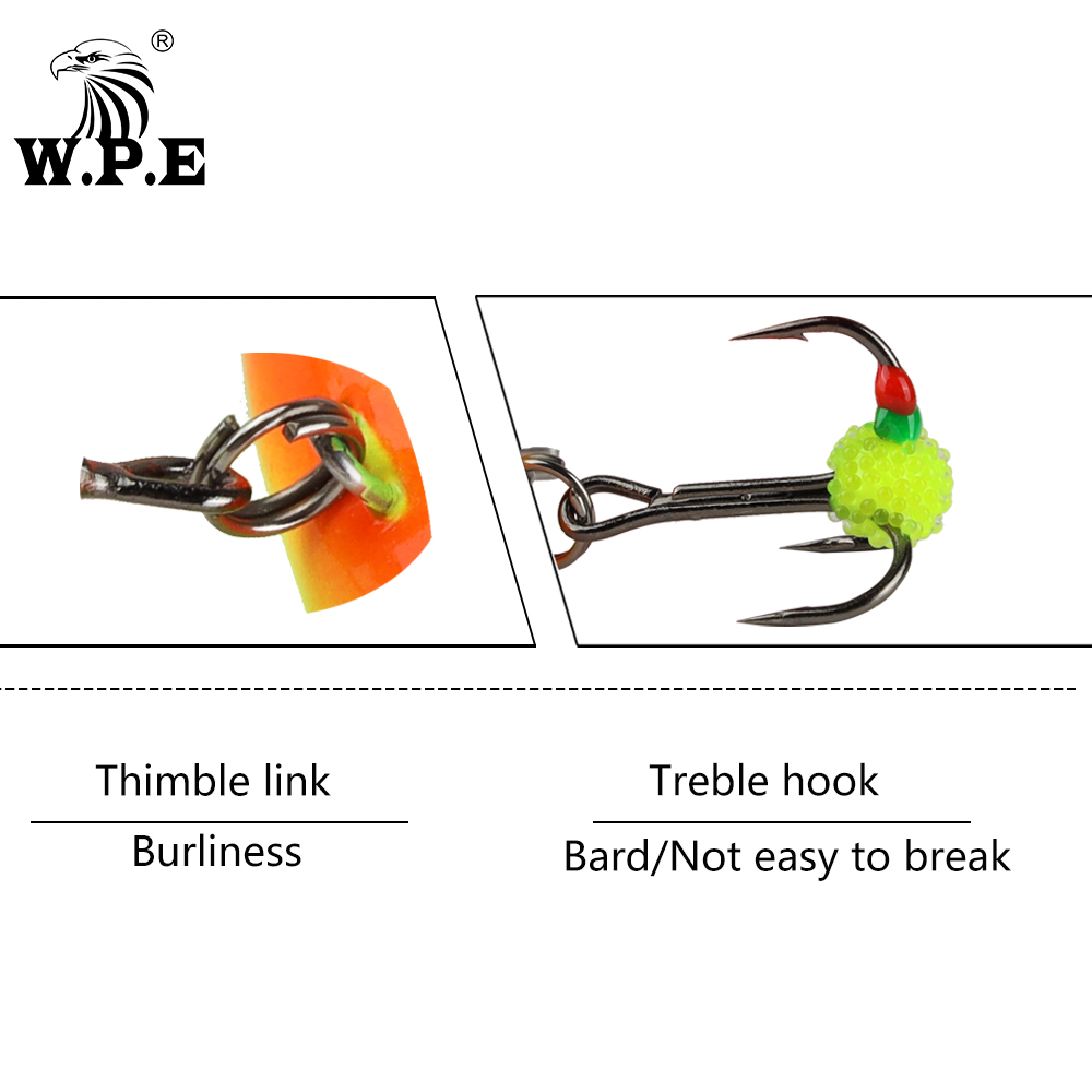 W.P.E Ice Fishing Lure 1pcs 60 – Balance Board Wobble Bewertung und Preis