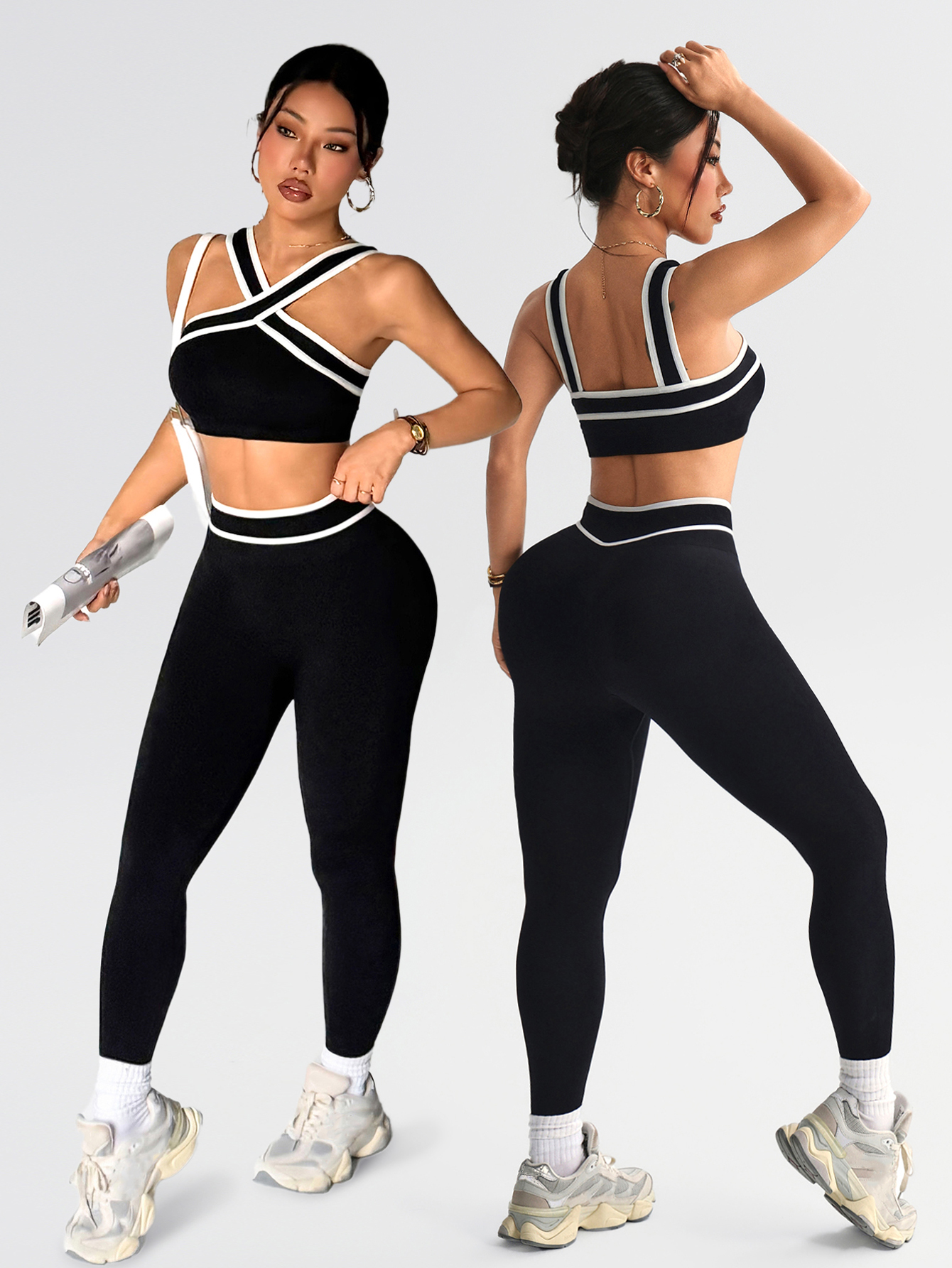 2 pcs Women Seamless Yoga Sets – Pilates Yoga Set Bewertung und Preis